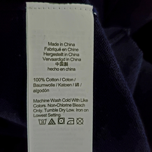 J Crew Factory Eyelet Sleeve Sweater, Navy, Size S - Picture 5 of 6